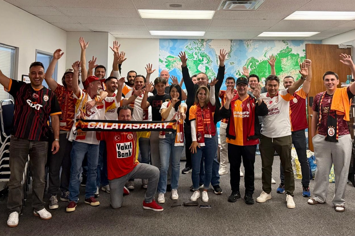 Galatasaray California üyeleri bir arada