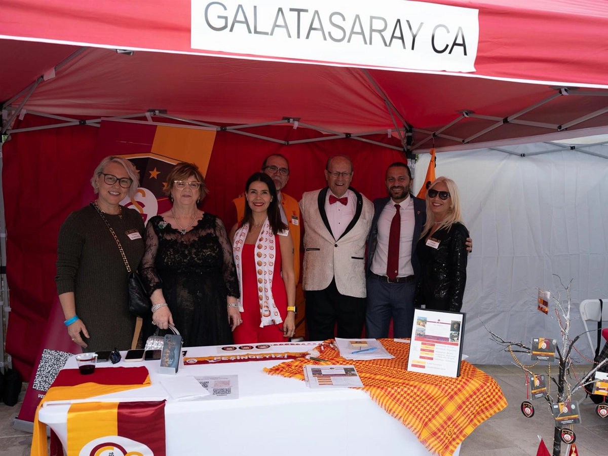 Galatasaray California etkinliğinde sarı-kırmızı atmosfer