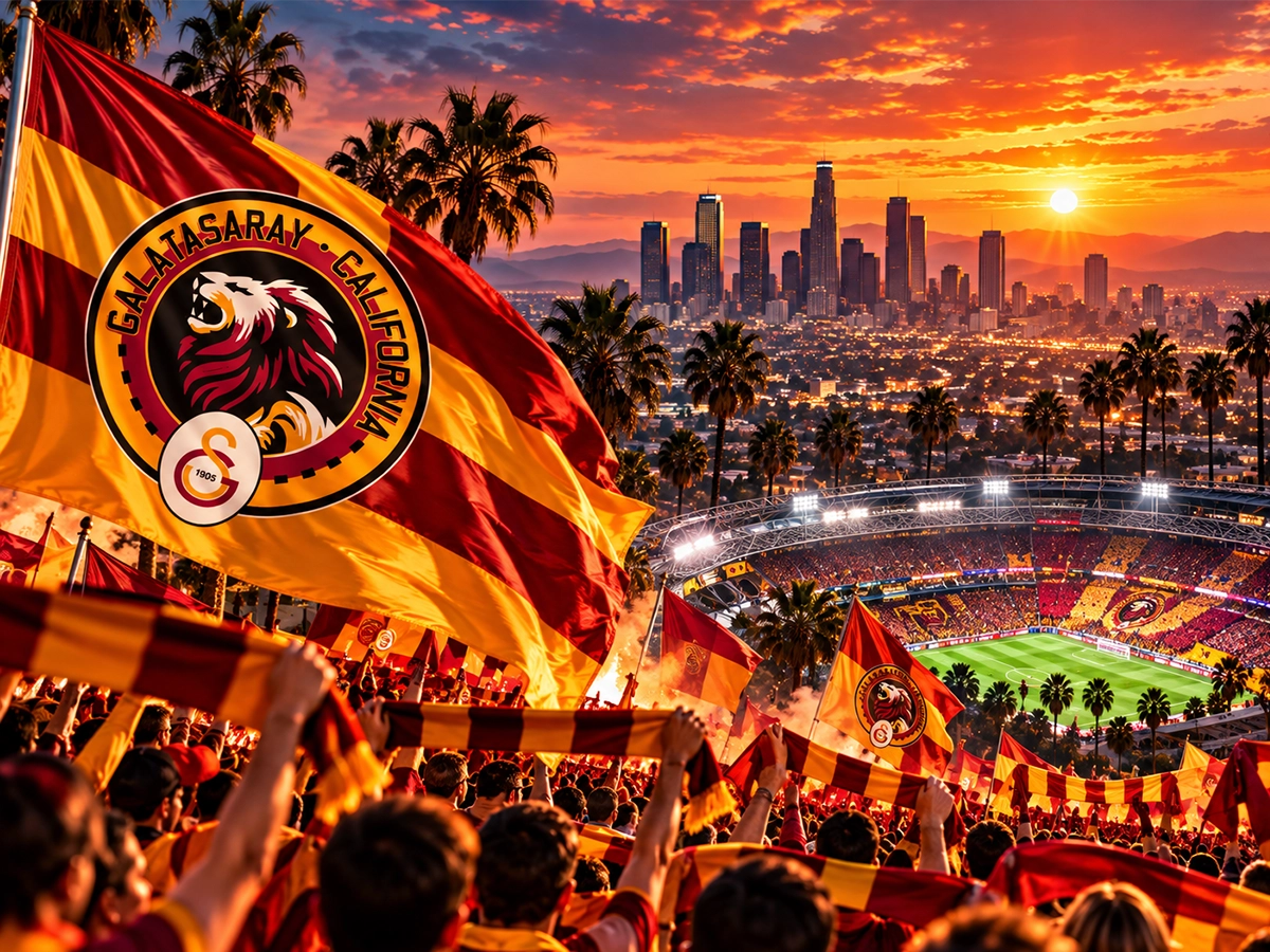 Galatasaray kadın futbol takımı için maç atmosferi