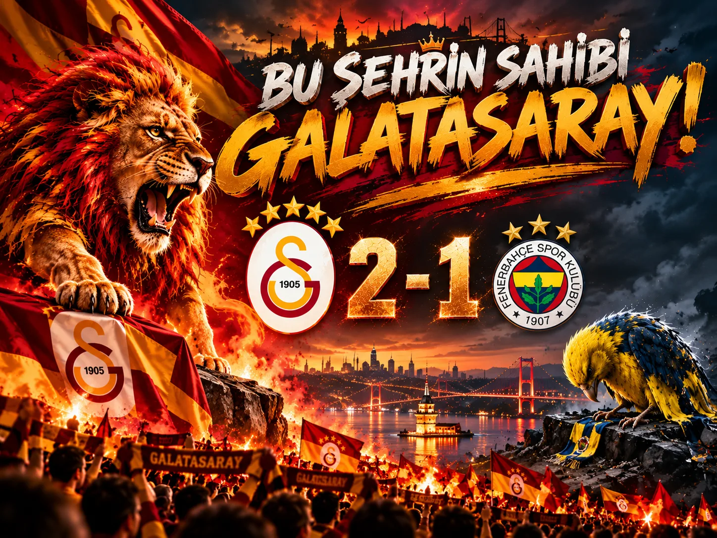 Bu Şehrin Sahibi Galatasaray!
